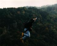 Me jumping at Bridge Day 1997